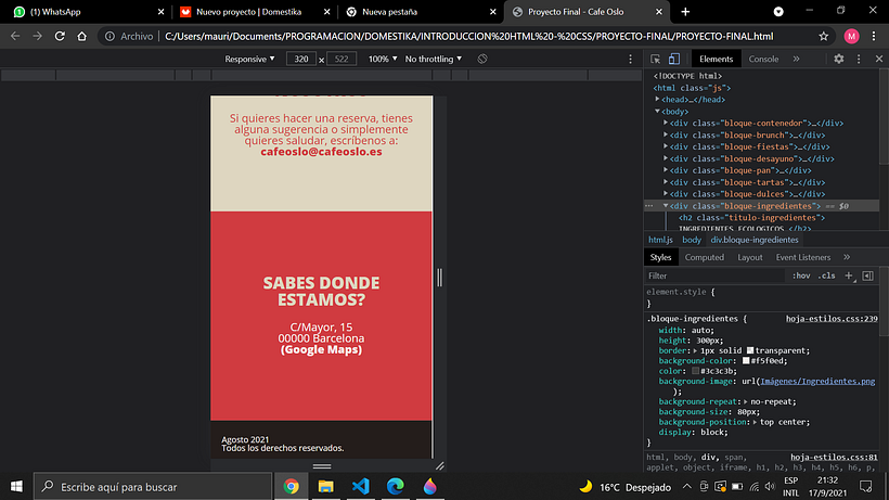 Mi Proyecto del curso: Introducción al Desarrollo Web Responsive con HTML y CSS 9