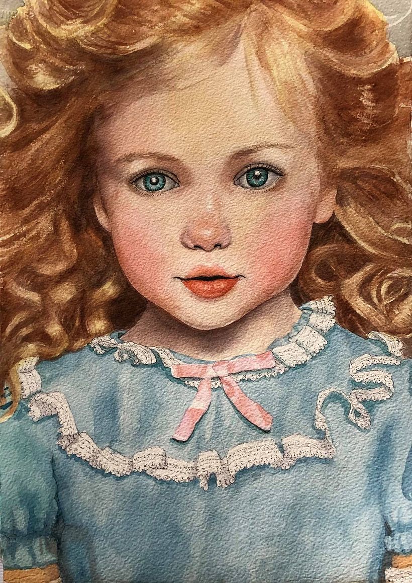 My project in Watercolor Portrait from a Photo course 3