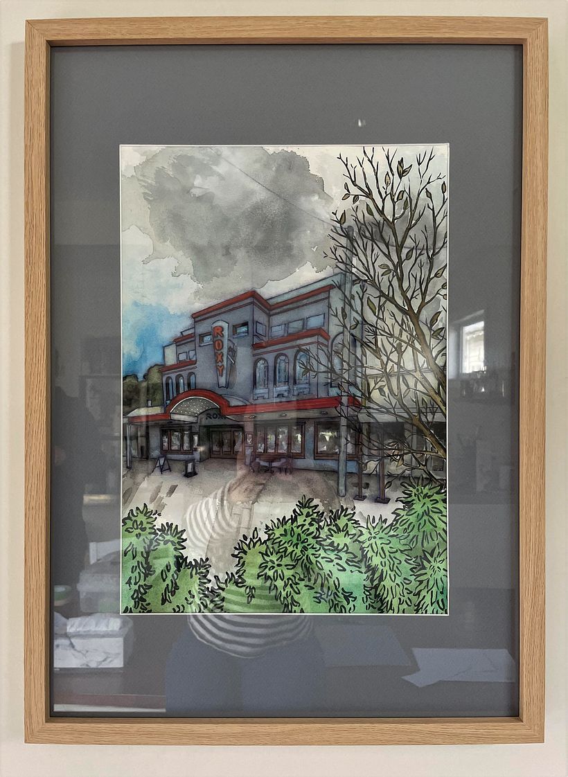 final framed painting