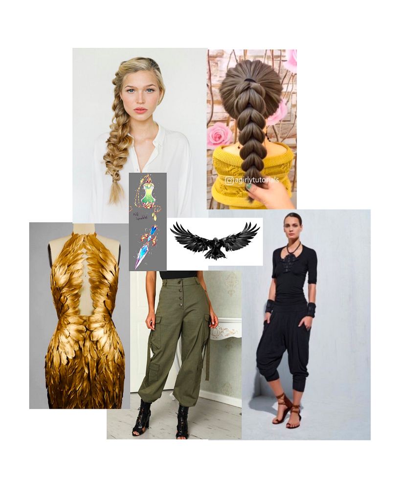 Inspiration board for the character