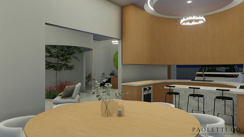 Mi Proyecto del curso: Diseño de interiores con líneas curvas  2