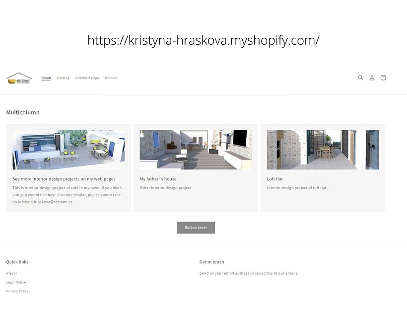 My project in Creation of an Online Shop with Shopify course 5