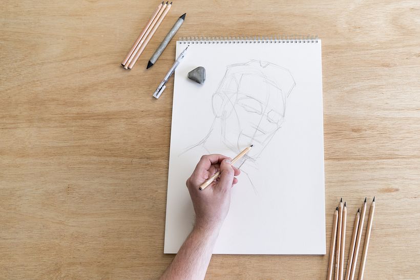 Using the Loomis Head method for the basic head structure