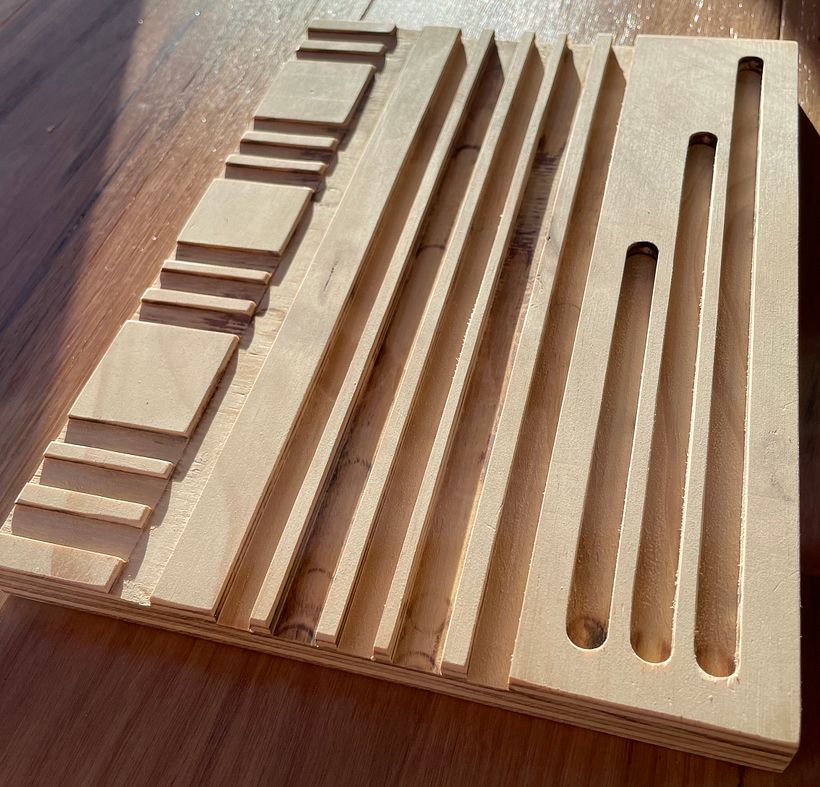 Practicing with the router was a big deal for me; it's a tool I am not yet comfortable with.