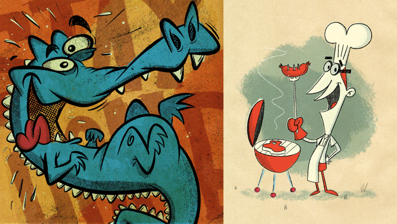 Ilustración en Procreate por Ed Vill.