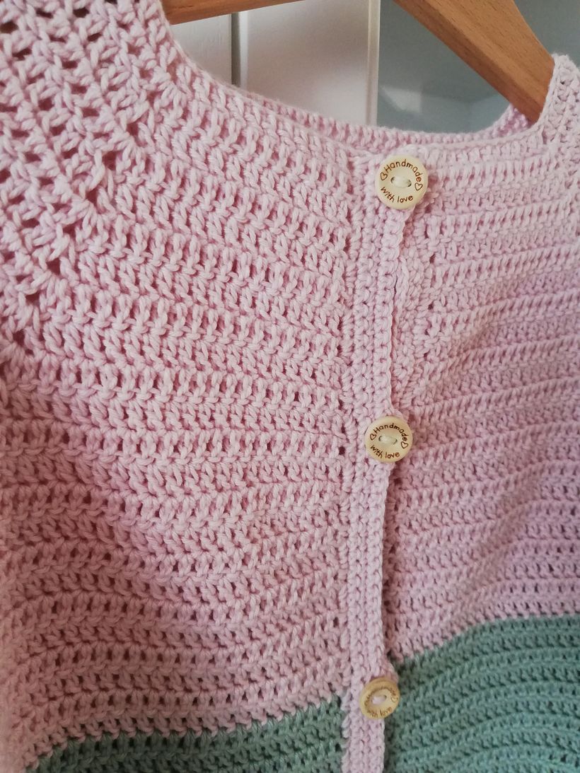 Il mio progetto del corso: Top-down: capi interi all'uncinetto 3