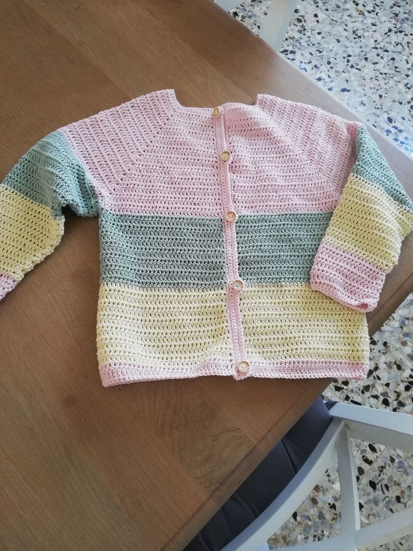 Il mio progetto del corso: Top-down: capi interi all'uncinetto 4