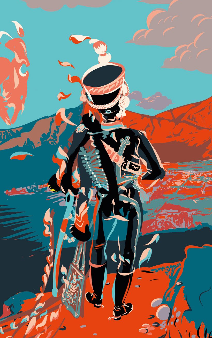 Mi Proyecto del curso: El Húsar y el General. Un canto ilustrado. 4