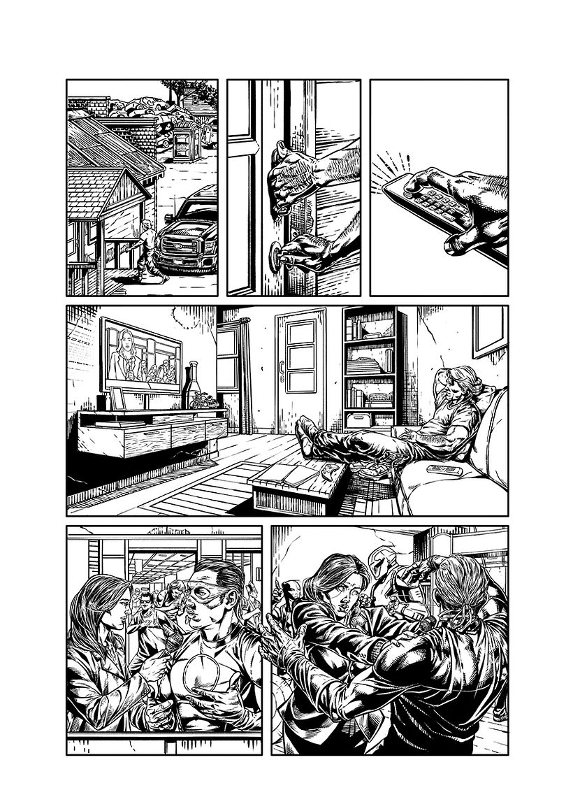 Meu projeto do curso: Quadrinhos de super-heróis: narrativa e realização gráfica 3