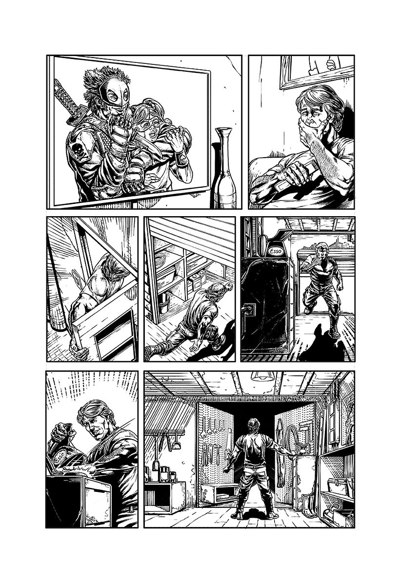 Meu projeto do curso: Quadrinhos de super-heróis: narrativa e realização gráfica 4