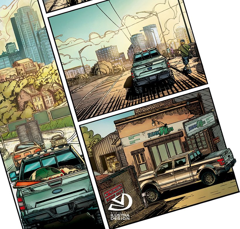 Meu projeto do curso: Quadrinhos de super-heróis: narrativa e realização gráfica 6