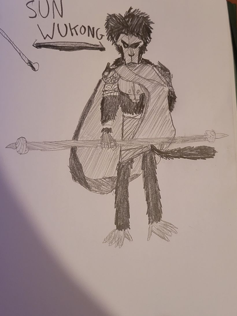 The Monkey King, Wukong - Ilustração tradicional