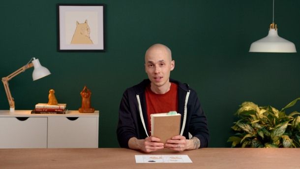 Llena tu sketchbook con lo que venga a tu mente.