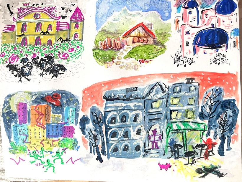 My project in Illustration Techniques to Unlock your Creativity course - Design