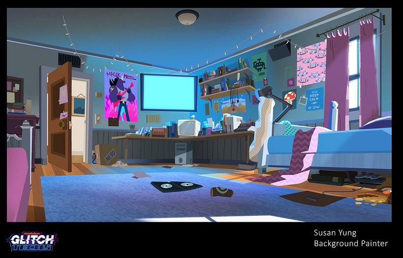 Susan Yung has collaborated with big-name animation studios, such as Nickelodeon.