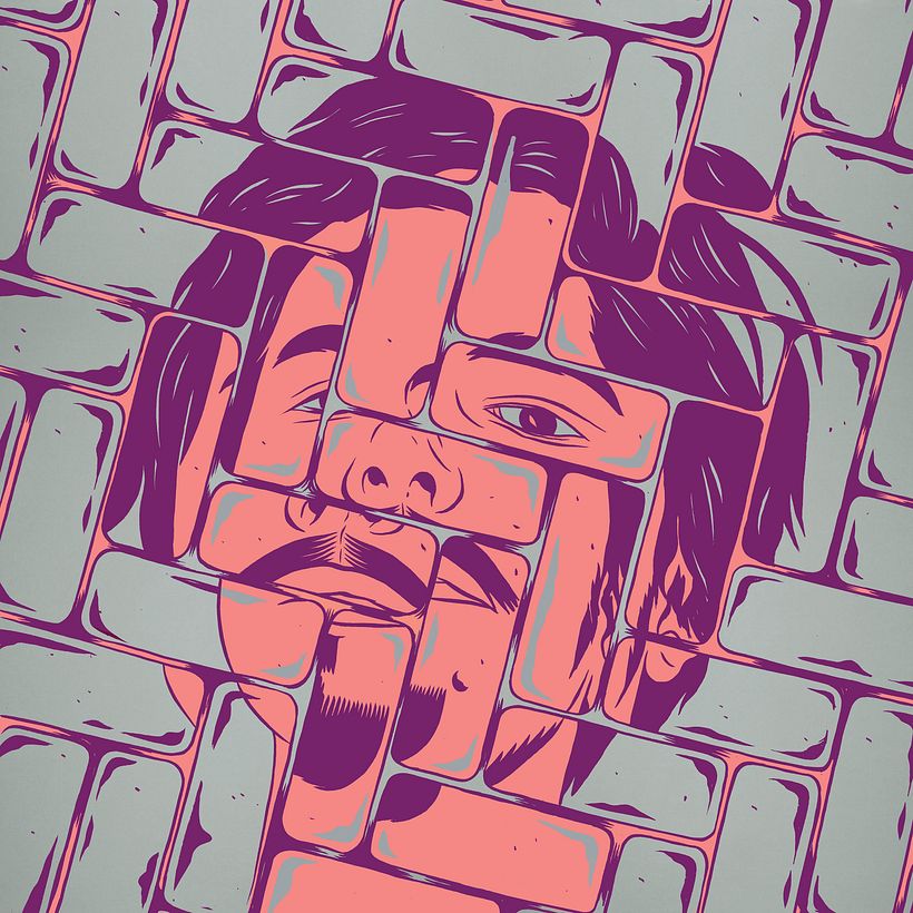 Illustration pour le single "Lake of Pavement"