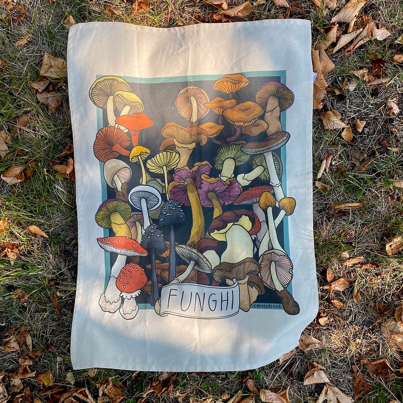 FUNGHI KITCHENTOWEL 1