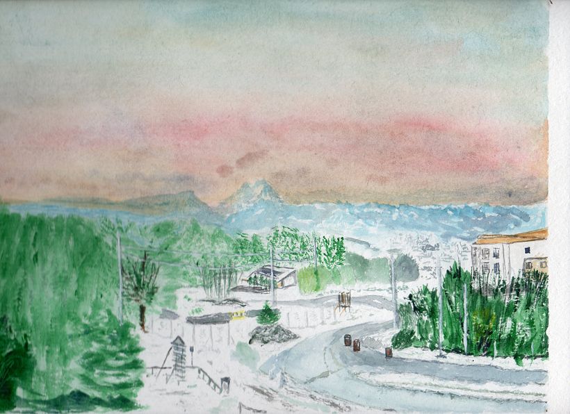 Paisaje de Usuhaia