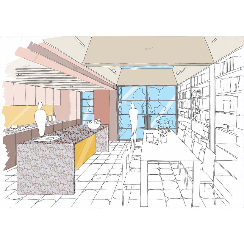 Rendering Adobe Photoshop - Bradley Van Der Straeten Architects Final Project
