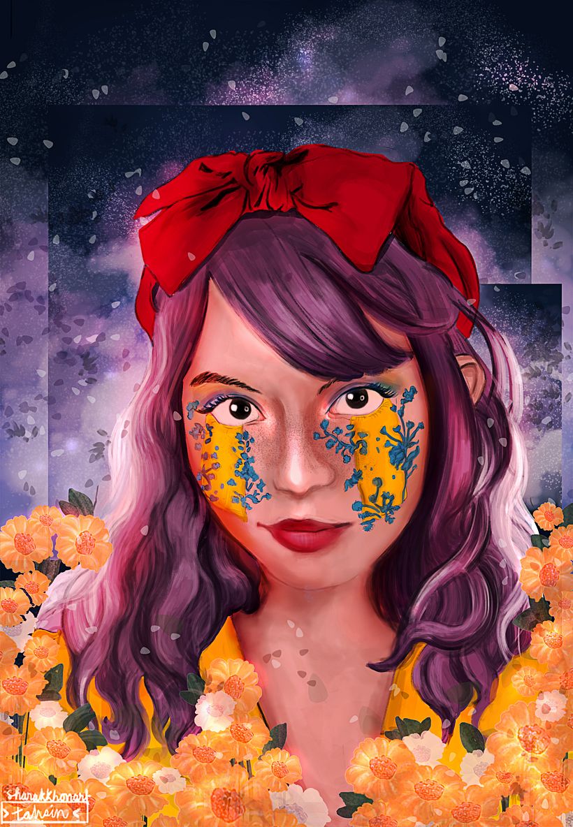 had a great time working on the course to brush up my portrait skills. ig: @sharakkhonart