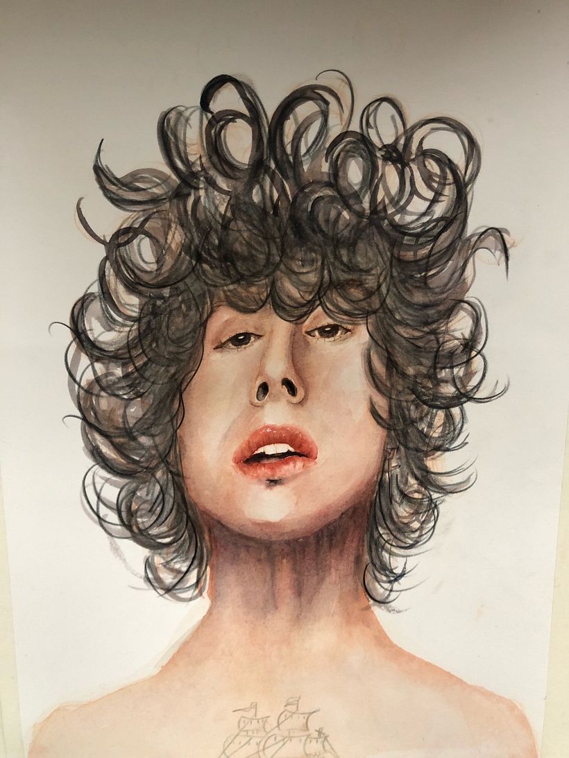 Mi Proyecto del curso: Caricatura en acuarela 9