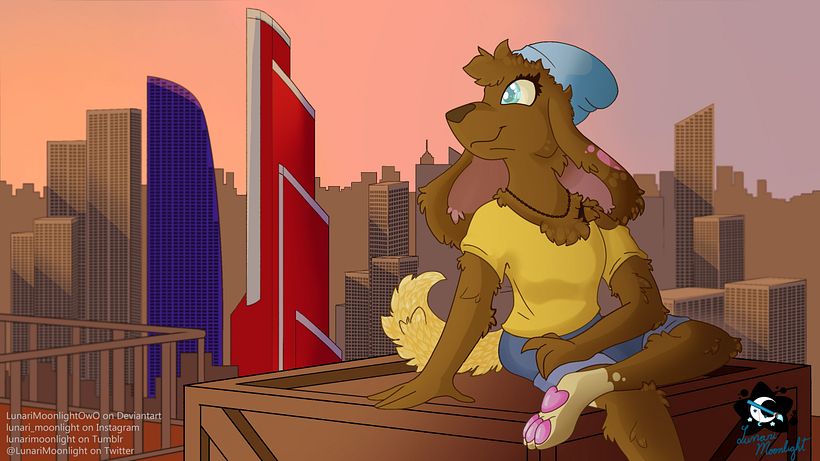 A city and an original character (Sep 13, 2021)