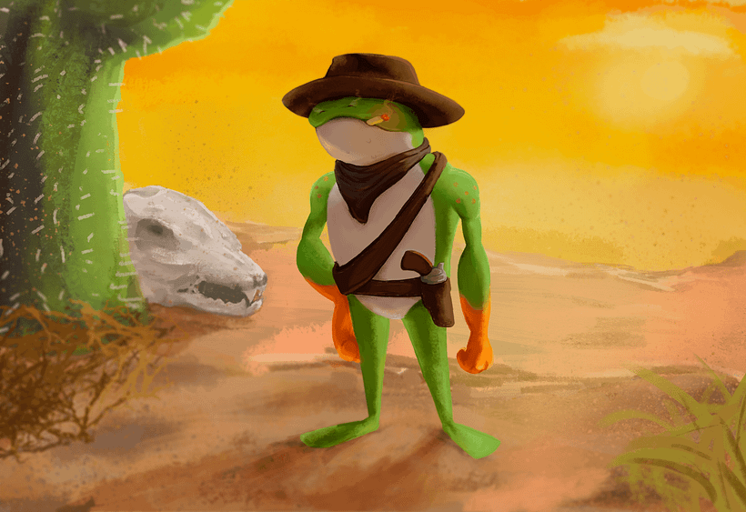 Mi Proyecto del curso: Diseño de personajes: ilustra una criatura expresiva 2