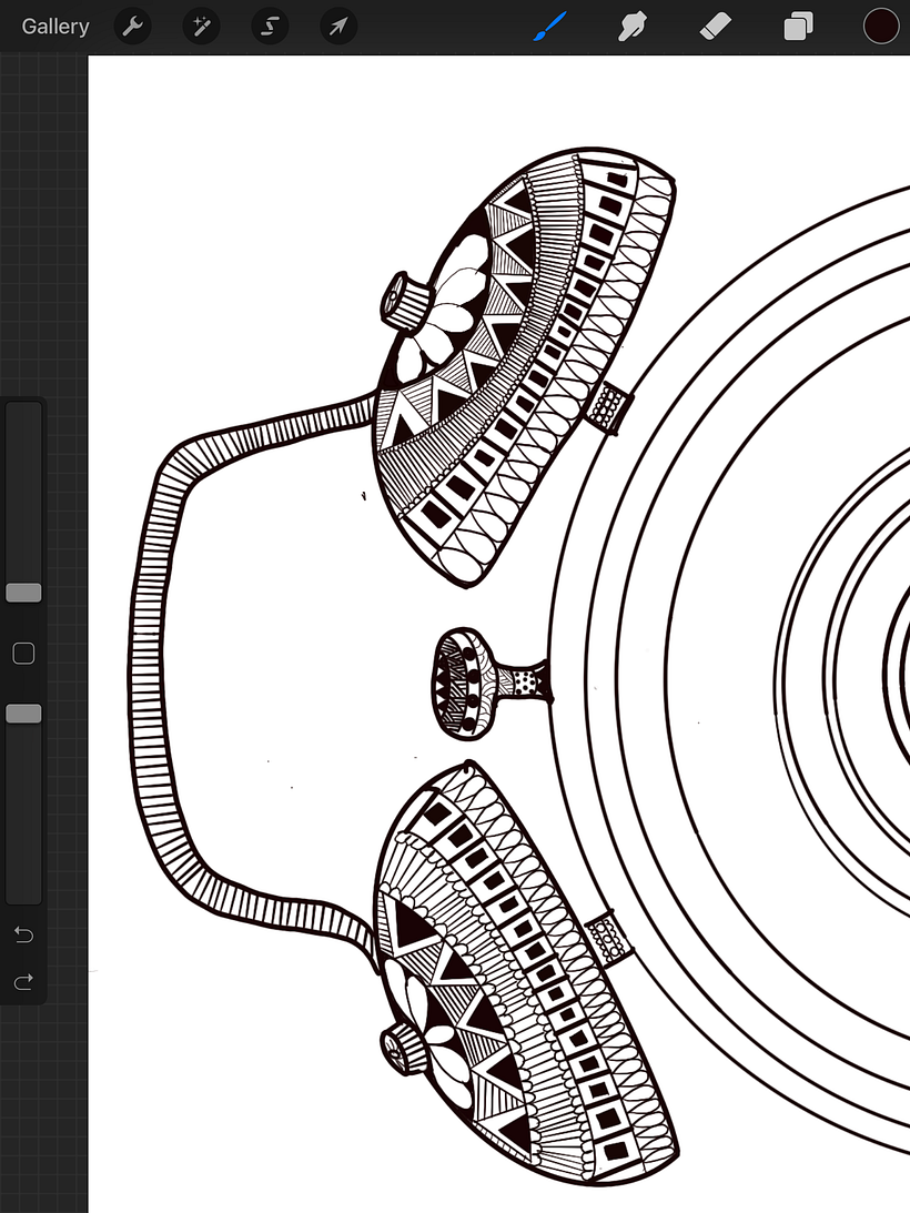 My project in The Art of Mandala Drawing: Create Geometric Patterns course 6