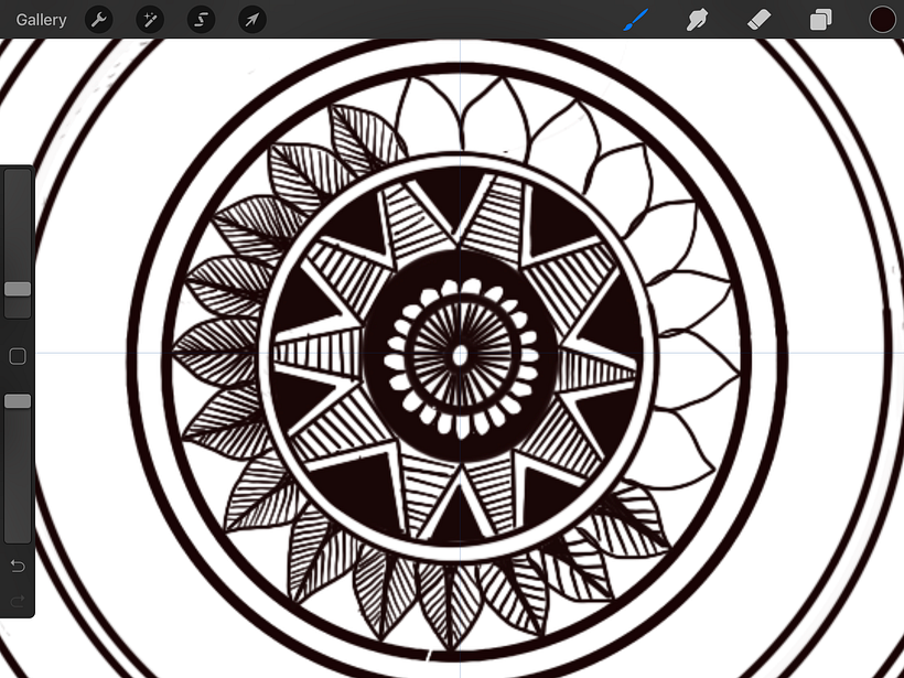 My project in The Art of Mandala Drawing: Create Geometric Patterns course 11