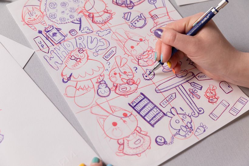 Mijn cursusproject: Kawaii-stijl verhaalillustratie 10