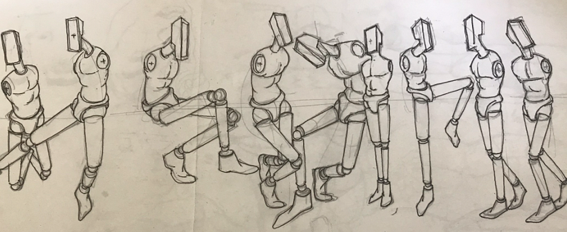 Mannequin study - Traditionelle Illustration