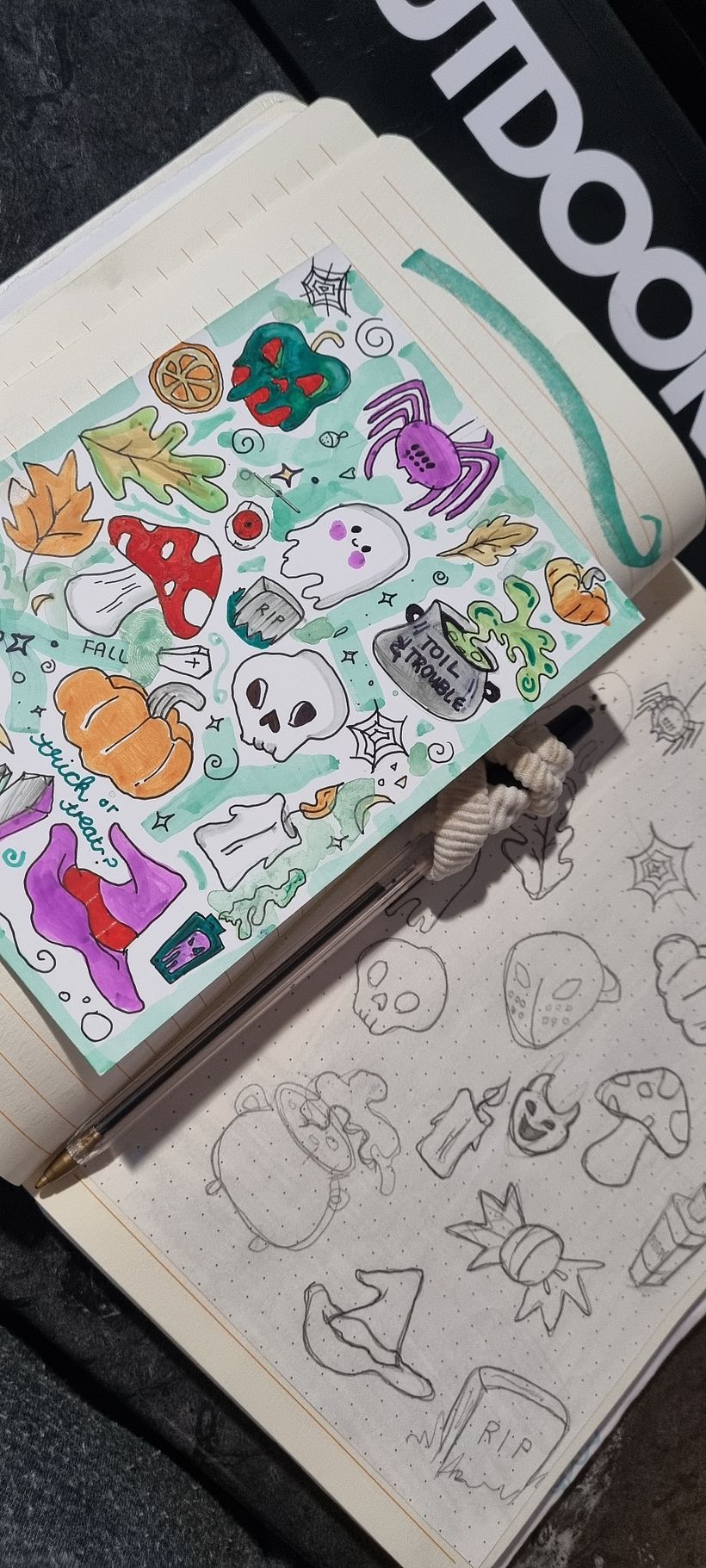 My project in Creative Doodling and Hand-Lettering for Beginners course 1