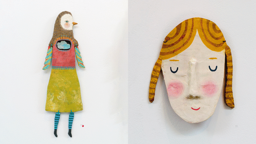 La artista, autora y profesora Sarah Hand ve el papel maché como una forma de tomarse la vida con más calma.