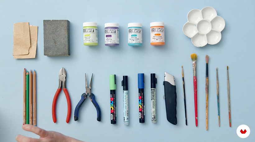 Lápices de colores.