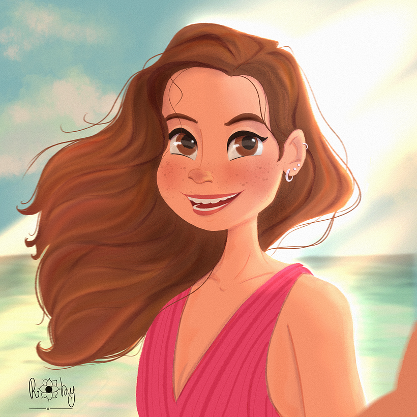 Il mio progetto del corso: Creazione di personaggi femminili in stile cartoon con Procreate 2