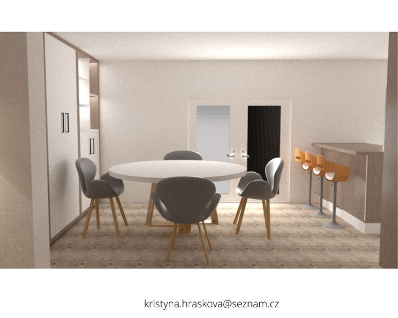 My project in Interior Renders with SketchUp and V-Ray Next course 5