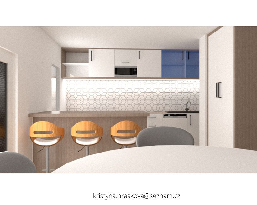 My project in Interior Renders with SketchUp and V-Ray Next course 5