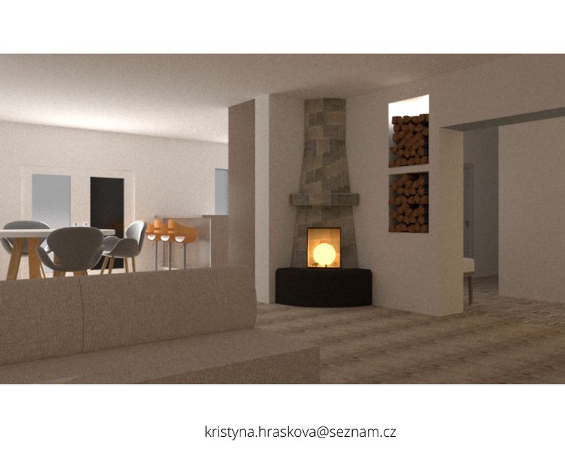 My project in Interior Renders with SketchUp and V-Ray Next course 6