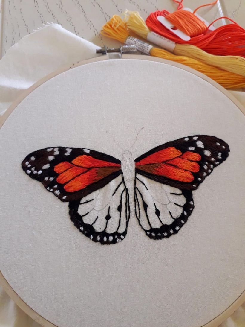 Mi Proyecto del curso: Técnicas de bordado realista 1