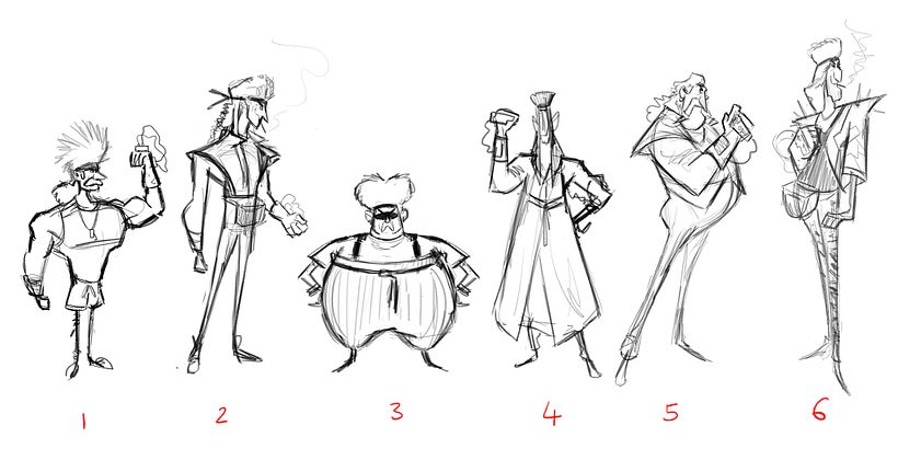 Thumbnail sketches