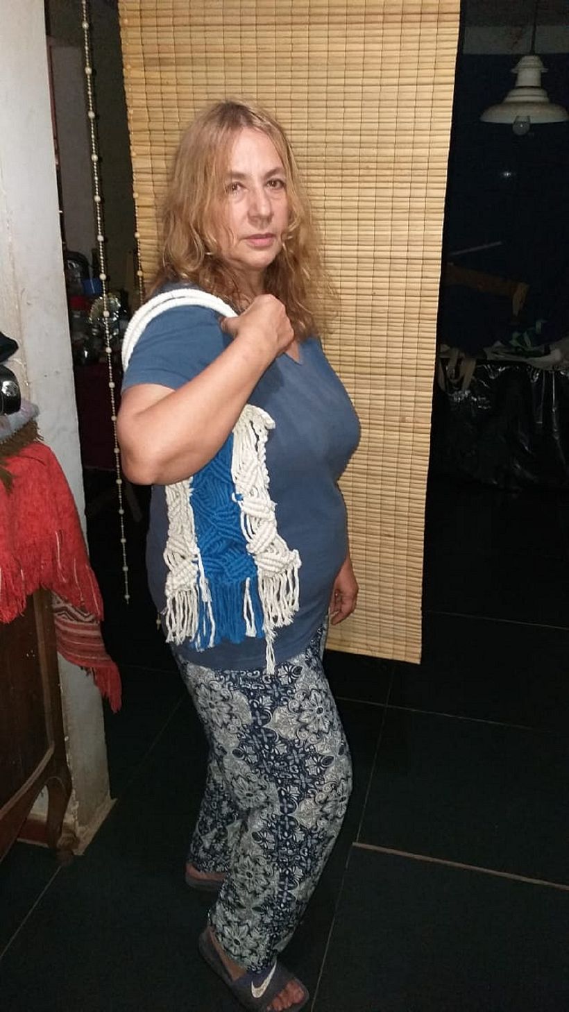 bolso en macramé 1