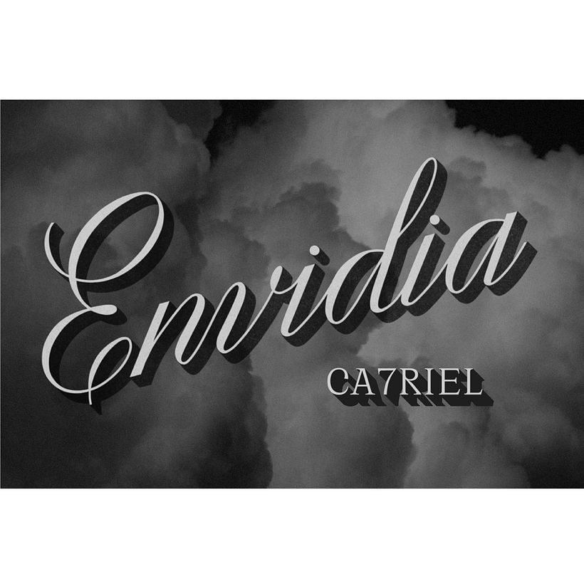 Lettering para títulos. Video Recital 'La Trampa' - Lettering