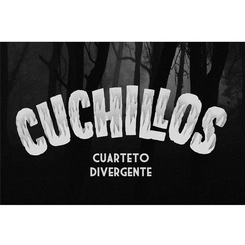 Lettering para títulos. Video Recital 'La Trampa' - Lettering