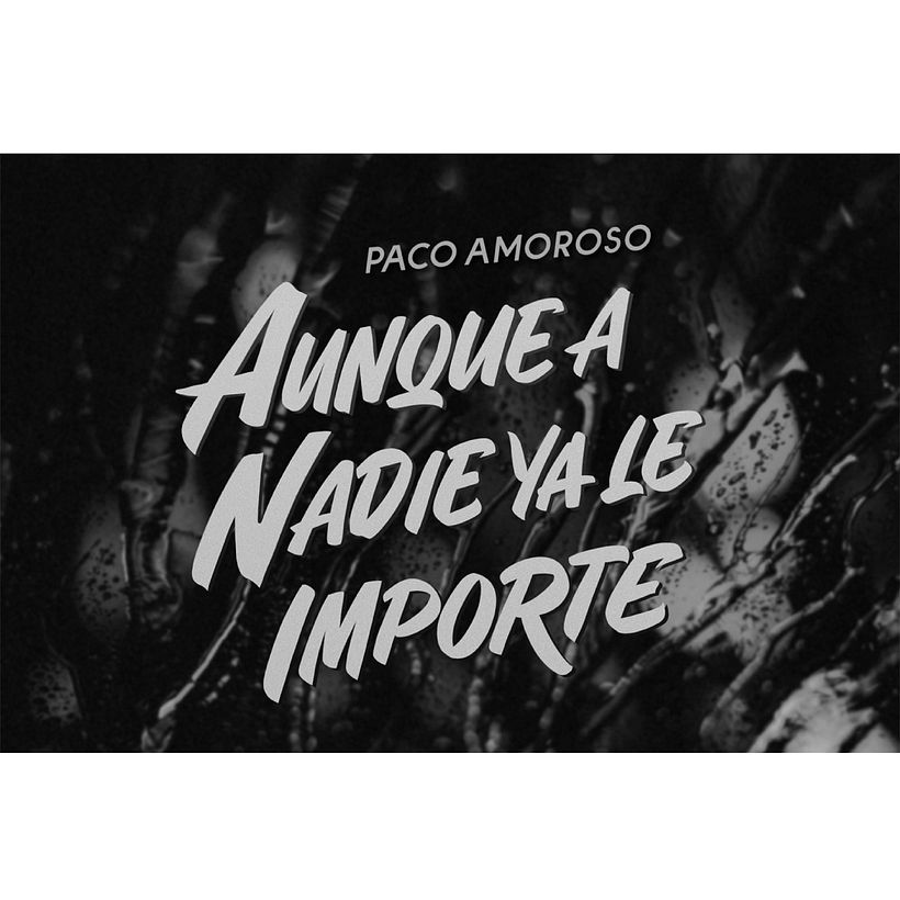 Lettering para títulos. Video Recital 'La Trampa' - Lettering