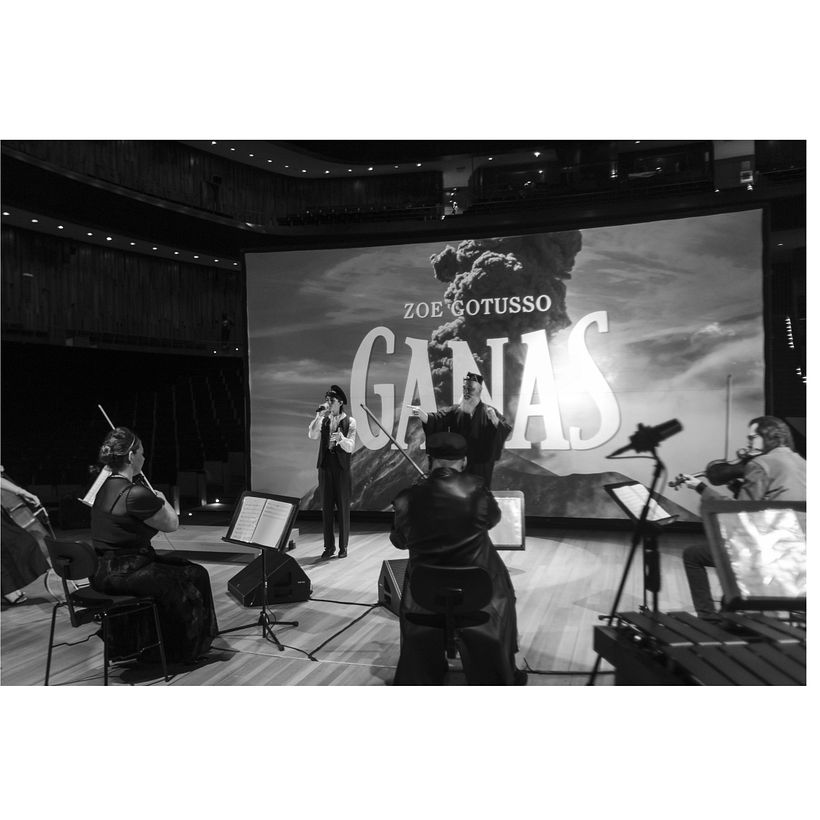 Lettering para títulos. Video Recital 'La Trampa' - Lettering
