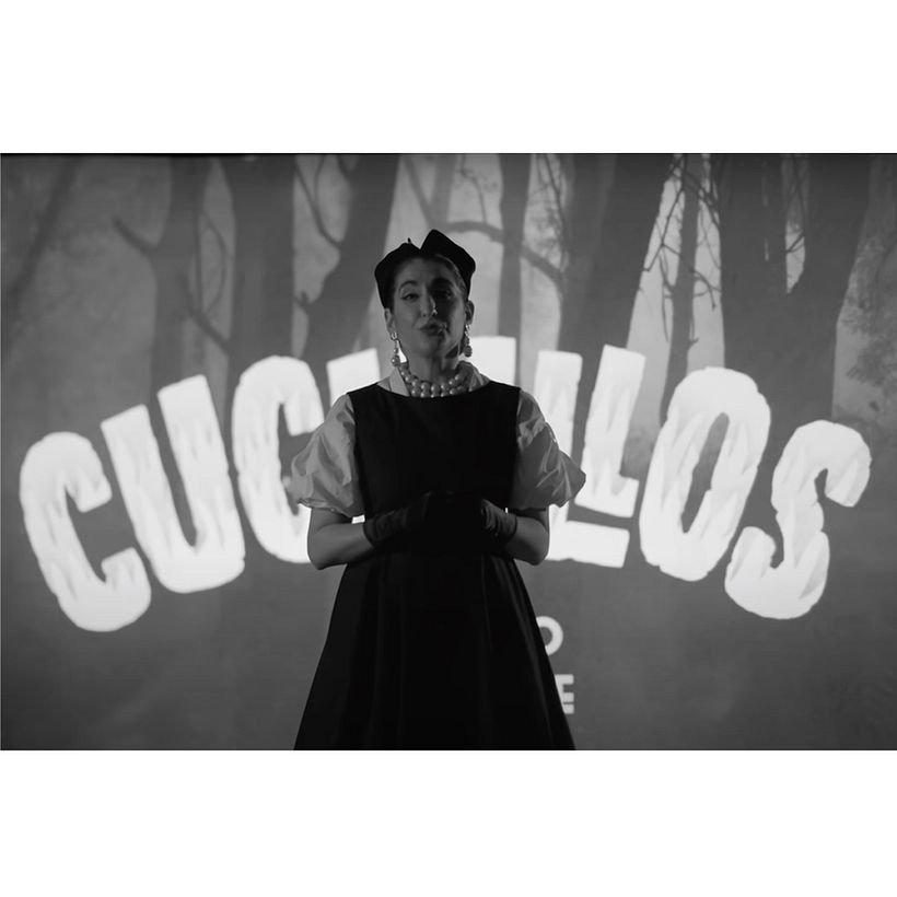 Lettering para títulos. Video Recital 'La Trampa' - Lettering