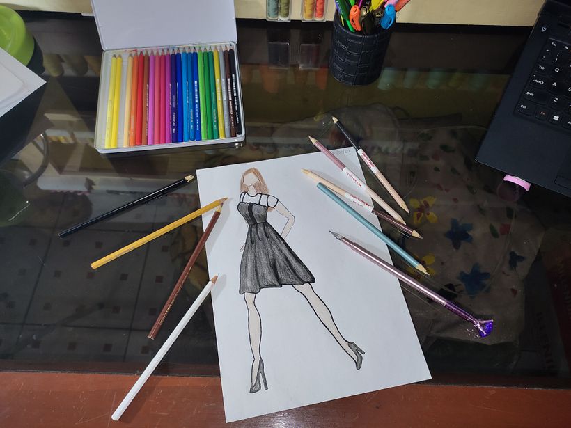 Mi Proyecto del curso: Ilustración de bocetos de moda 2