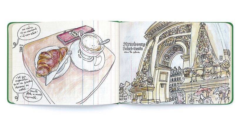 Travelbook of Paris - Illustration traditionnelle