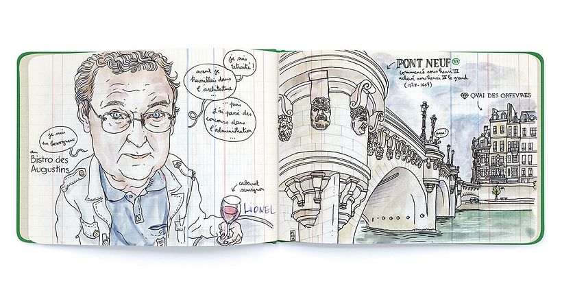 Travelbook of Paris - Illustration traditionnelle