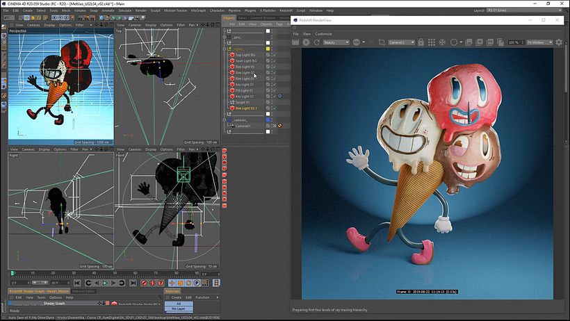 Acelera tu flujo de trabajo en Cinema 4D con estos shortcuts.